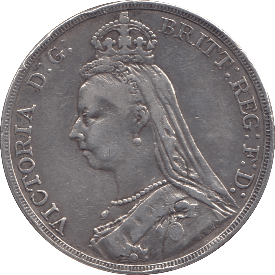 1889 CROWN ( FINE ) 4 - CROWN - Cambridgeshire Coins