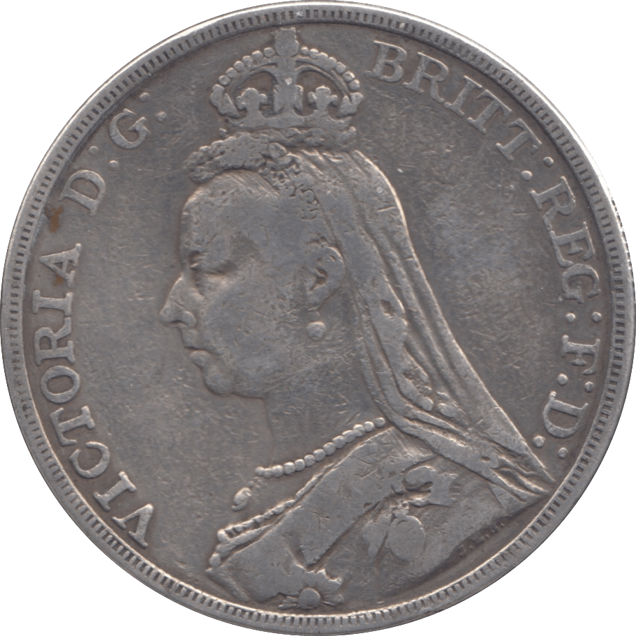 1889 CROWN ( FINE ) 6 - CROWN - Cambridgeshire Coins