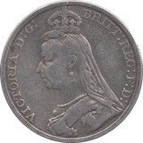 1889 CROWN ( FINE ) 6 - CROWN - Cambridgeshire Coins