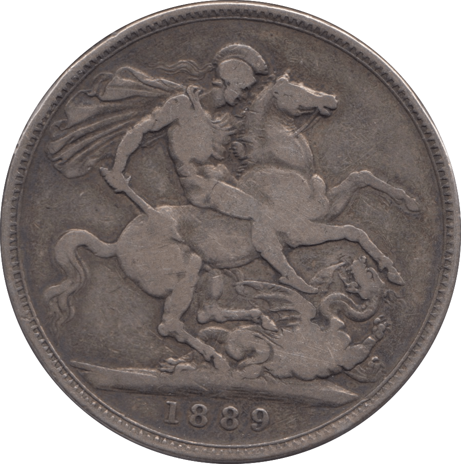 1889 CROWN ( FINE ) 7 - CROWN - Cambridgeshire Coins