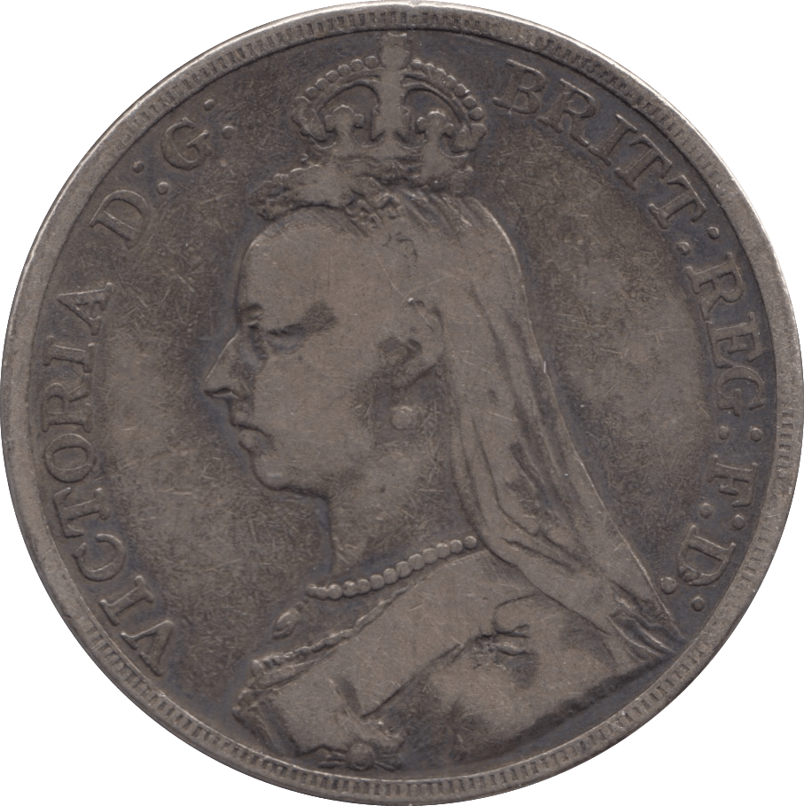 1889 CROWN ( FINE ) 7 - CROWN - Cambridgeshire Coins