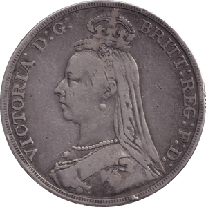 1889 CROWN ( FINE ) - CROWN - Cambridgeshire Coins