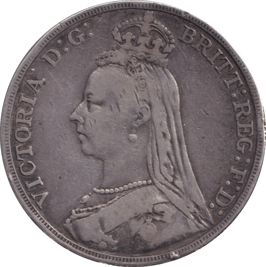 1889 CROWN ( FINE ) - CROWN - Cambridgeshire Coins