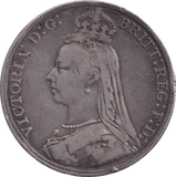 1889 CROWN ( FINE ) - CROWN - Cambridgeshire Coins