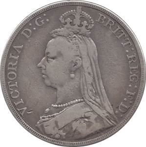 1889 CROWN ( FINE ) - CROWN - Cambridgeshire Coins