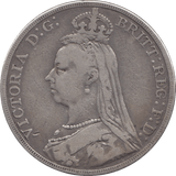 1889 CROWN ( FINE ) - CROWN - Cambridgeshire Coins