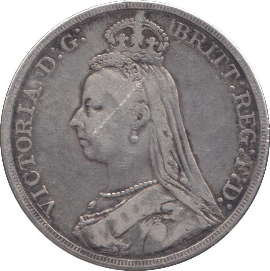 1889 CROWN ( FINE ) - CROWN - Cambridgeshire Coins