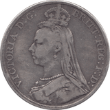 1889 CROWN ( FINE ) - WORLD COINS - Cambridgeshire Coins