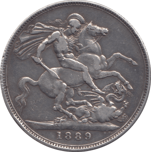 1889 CROWN ( GF ) 7 - CROWN - Cambridgeshire Coins