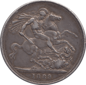 1889 CROWN ( GF ) 8 - CROWN - Cambridgeshire Coins