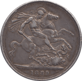 1889 CROWN ( GF ) 8 - CROWN - Cambridgeshire Coins