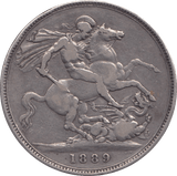 1889 CROWN ( GF ) - CROWN - Cambridgeshire Coins