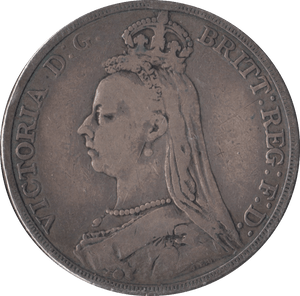 1889 CROWN ( GF ) - CROWN - Cambridgeshire Coins