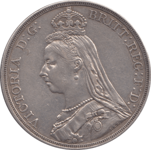 1889 CROWN ( GVF ) 10 - CROWN - Cambridgeshire Coins