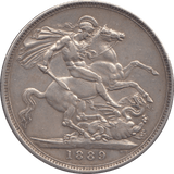 1889 CROWN ( GVF ) 10 - CROWN - Cambridgeshire Coins