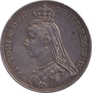 1889 CROWN ( GVF ) - CROWN - Cambridgeshire Coins