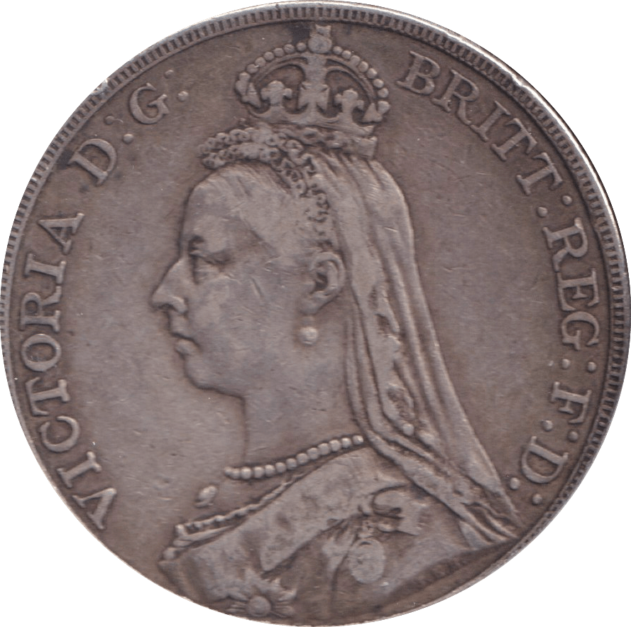 1889 CROWN ( GVF ) - CROWN - Cambridgeshire Coins