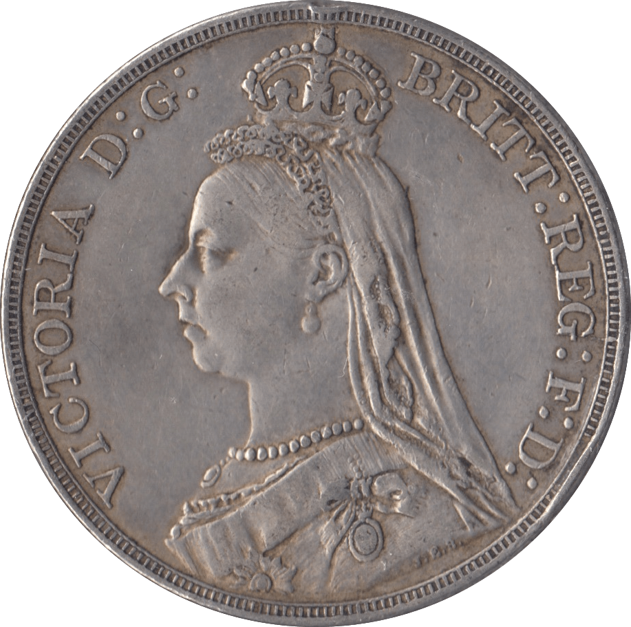 1889 CROWN ( GVF ) - CROWN - Cambridgeshire Coins