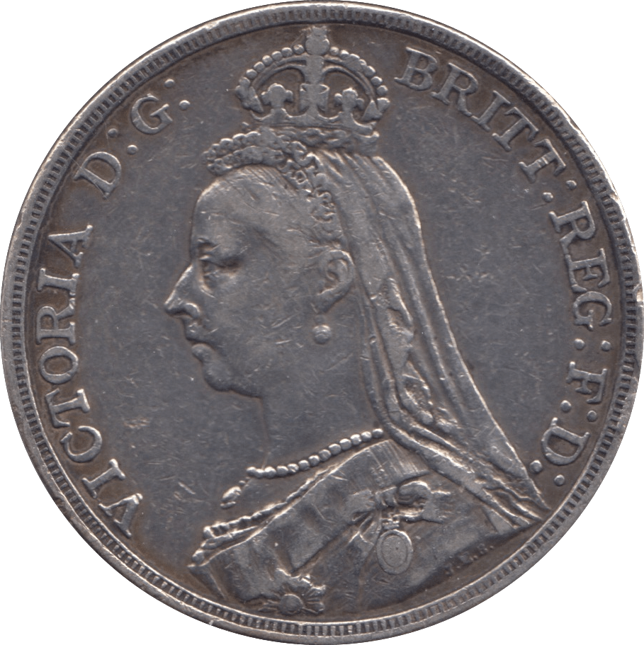 1889 CROWN ( GVF ) - CROWN - Cambridgeshire Coins