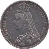 1889 CROWN ( GVF ) - CROWN - Cambridgeshire Coins