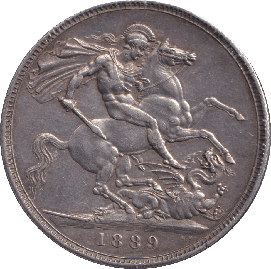 1889 CROWN ( GVF ) - CROWN - Cambridgeshire Coins