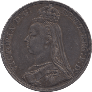 1889 CROWN ( VF ) - Crown - Cambridgeshire Coins