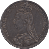 1889 CROWN ( VF ) - Crown - Cambridgeshire Coins