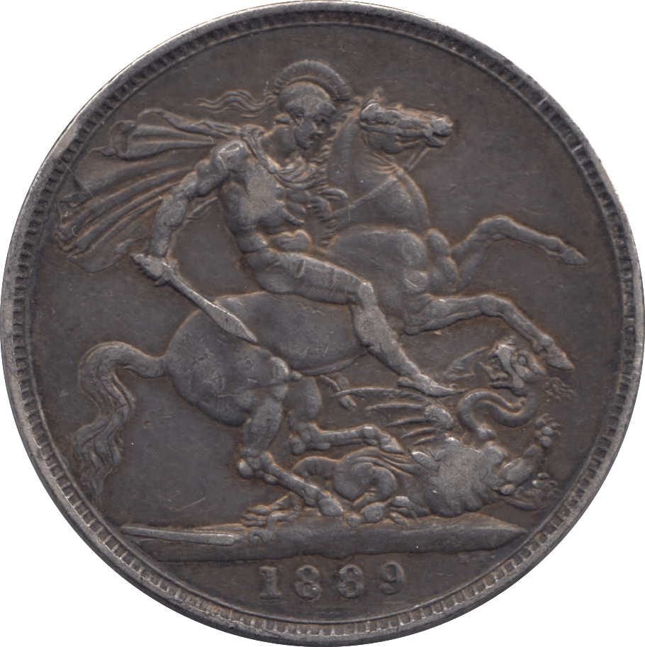 1889 CROWN ( VF ) - Crown - Cambridgeshire Coins