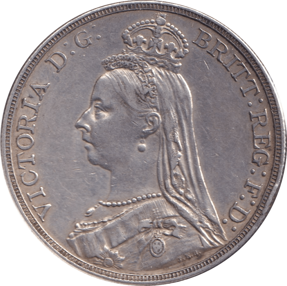 1889 CROWN ( VF ) - CROWN - Cambridgeshire Coins