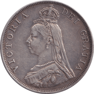 1889 DOUBLE FLORIN ( EF ) - DOUBLE FLORIN - Cambridgeshire Coins