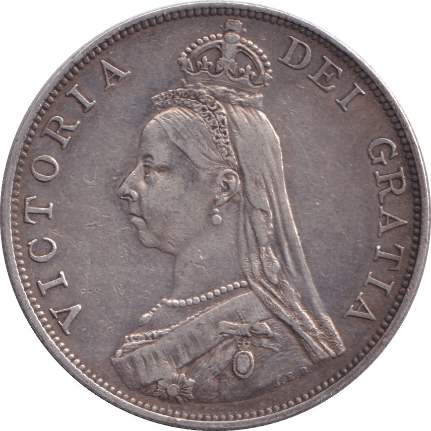 1889 DOUBLE FLORIN ( EF ) - DOUBLE FLORIN - Cambridgeshire Coins