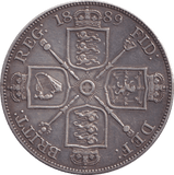 1889 DOUBLE FLORIN ( EF ) - DOUBLE FLORIN - Cambridgeshire Coins