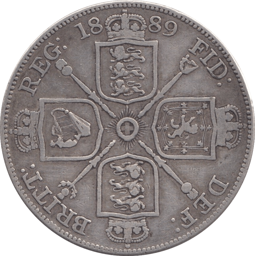 1889 DOUBLE FLORIN ( GF ) 4 - DOUBLE FLORIN - Cambridgeshire Coins