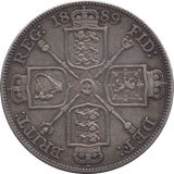 1889 DOUBLE FLORIN ( GVF ) - DOUBLE FLORIN - Cambridgeshire Coins