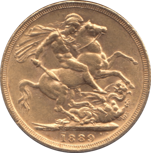 1889 GOLD SOVEREIGN ( EF ) SOVEREIGN Cambridgeshire Coins ...