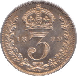 1889 MAUNDY THREEPENCE ( ) - MAUNDY THREEPENCE - Cambridgeshire Coins