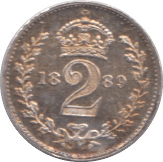 1889 MAUNDY TWOPENCE ( UNC ) - MAUNDY TWOPENCE - Cambridgeshire Coins