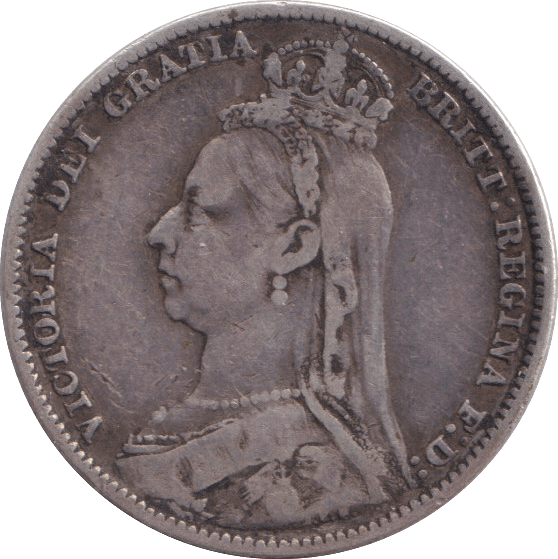 1889 SHILLING ( VF ) - SHILLING - Cambridgeshire Coins