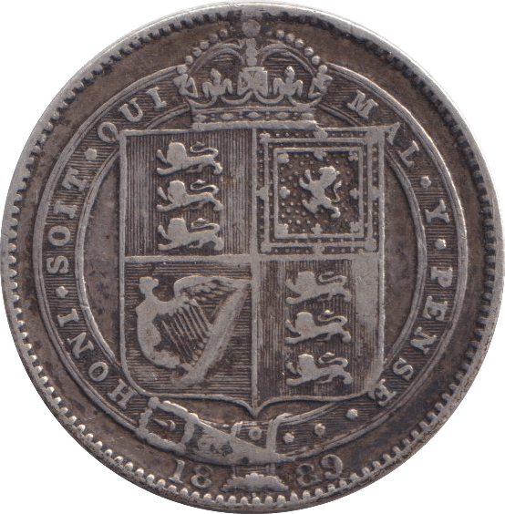 1889 SHILLING ( VF ) - SHILLING - Cambridgeshire Coins