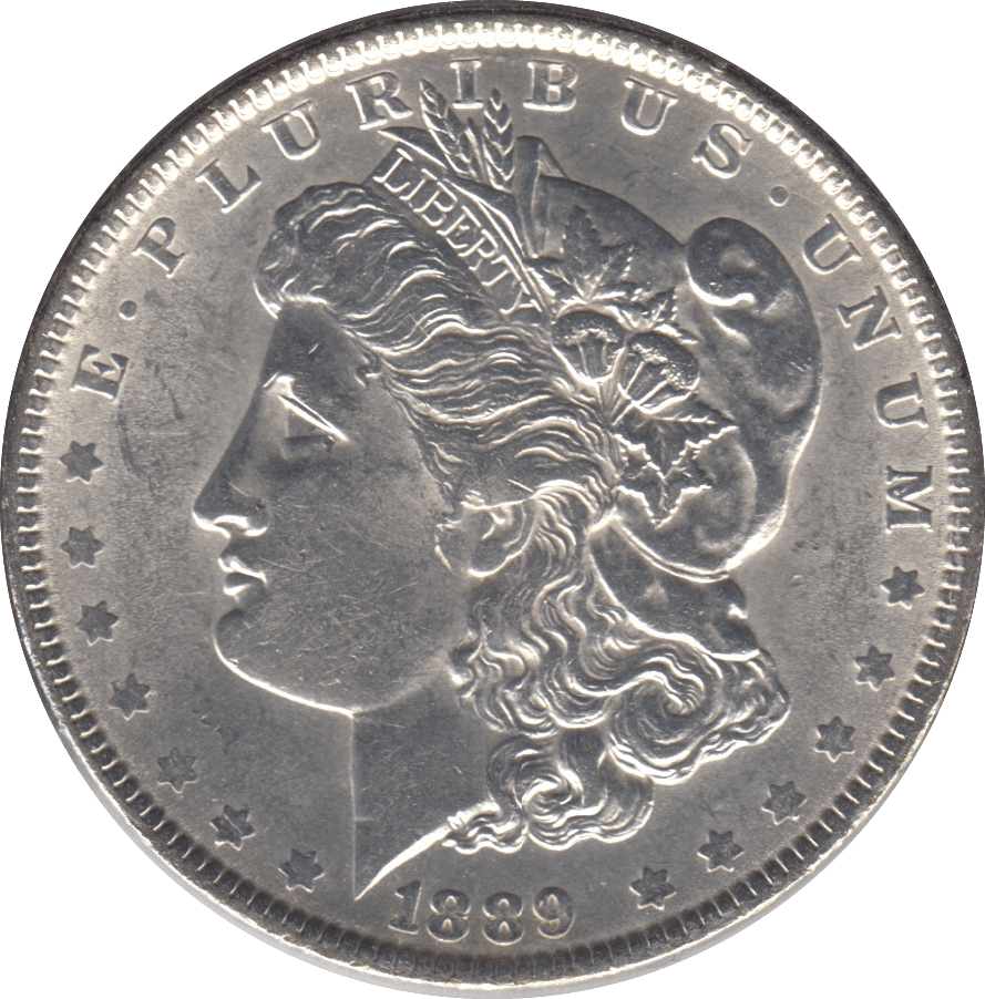 1889 SILVER MORGAN DOLLAR PHILADELPHIA MINT - SILVER WORLD COINS - Cambridgeshire Coins