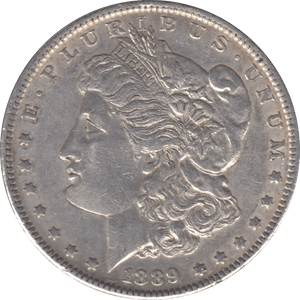 1889 SILVER MORGAN DOLLAR USA PHILADELPHIA MINT - SILVER WORLD COINS - Cambridgeshire Coins