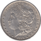 1889 SILVER MORGAN DOLLAR USA PHILADELPHIA MINT - SILVER WORLD COINS - Cambridgeshire Coins