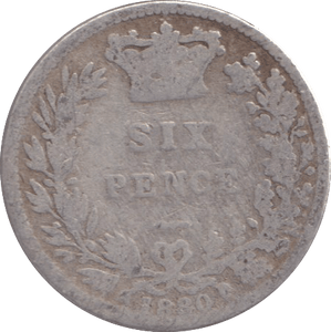 1889 SIXPENCE ( FAIR ) - WORLD COINS - Cambridgeshire Coins