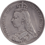 1890 CROWN ( FINE ) - CROWN - Cambridgeshire Coins