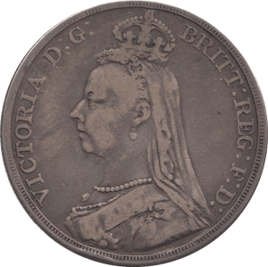 1890 CROWN ( FINE ) - CROWN - Cambridgeshire Coins