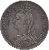 1890 CROWN ( FINE ) - CROWN - Cambridgeshire Coins