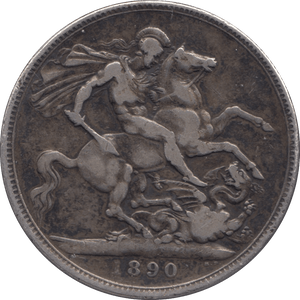 1890 CROWN ( GF ) 6 - CROWN - Cambridgeshire Coins