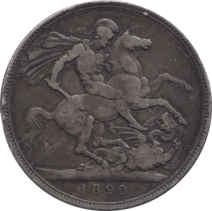 1890 CROWN ( GF ) 7 - CROWN - Cambridgeshire Coins