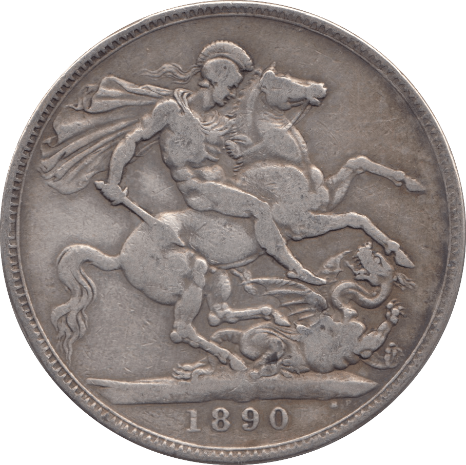 1890 CROWN ( GF ) - CROWN - Cambridgeshire Coins