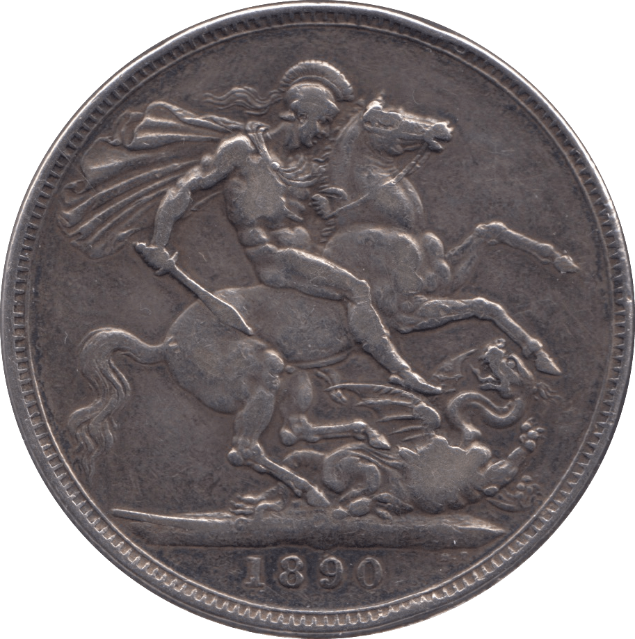 1890 CROWN ( GF ) - CROWN - Cambridgeshire Coins